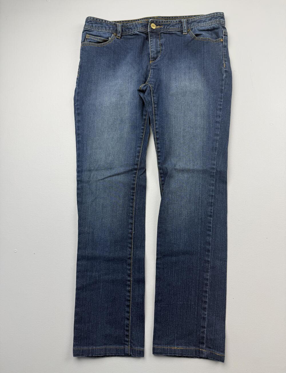 Michael Kors Jeans Womens 10 Blue Medium Wash Straight Leg Denim Pants